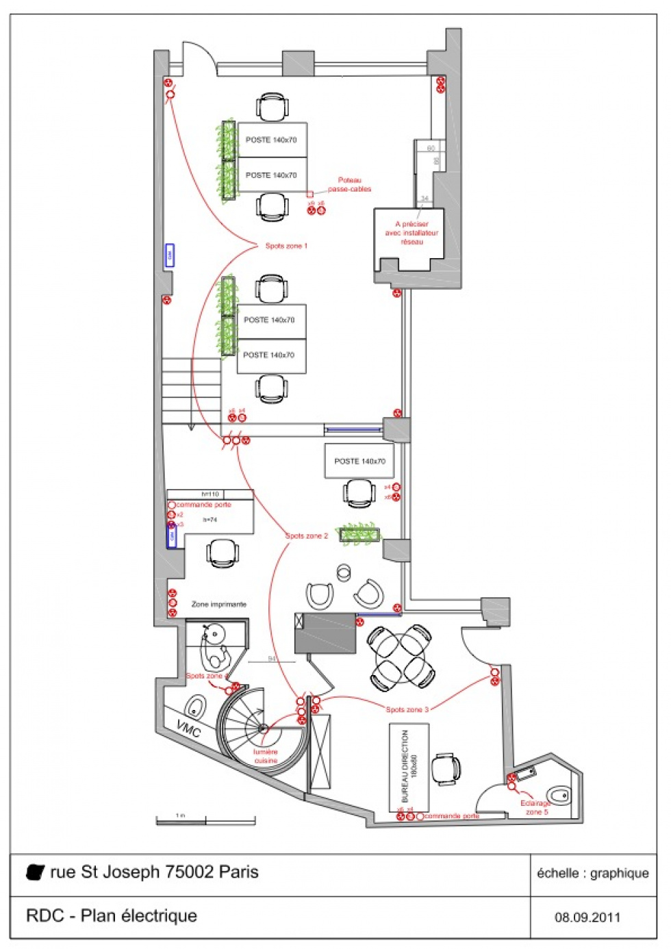 Plan Rez de chaussée