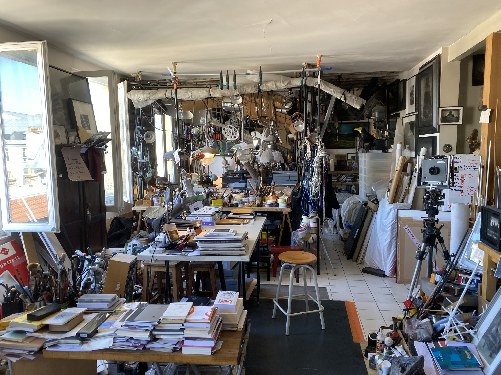 vente Paris 2 - Atelier d'artiste - dernier étage - 70 m2